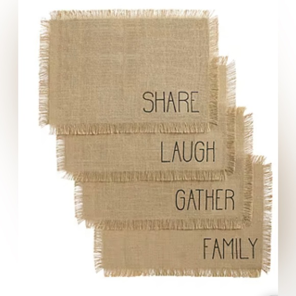 Rustic farmhouse placemats NEW - Picture 1 of 1